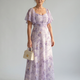Vaelis | Flutter Sleeve Midi Dress