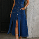 Camille | Open Front Vest Dress