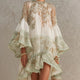 Isa | Ruffle Chiffon Mini Dress