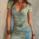 Serena – Elegant Paisley Mini Dress