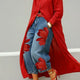 Maud - Shirt Dress and Floral Jeans