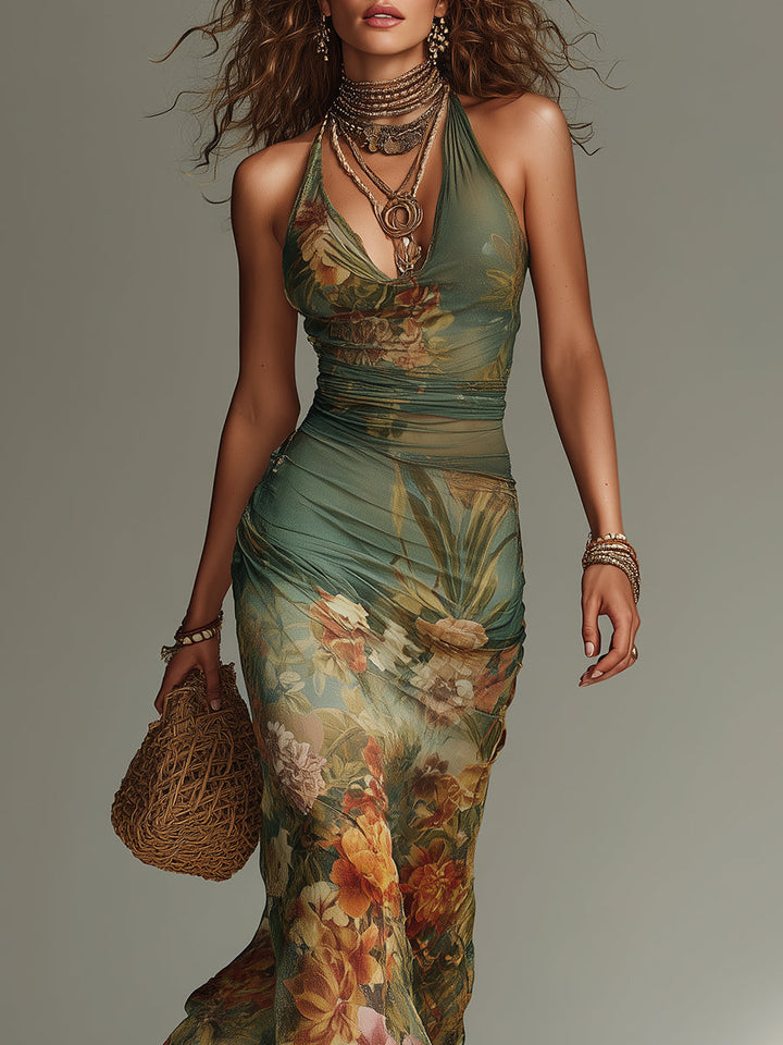 Shantoria™ | Green Maxi Dress