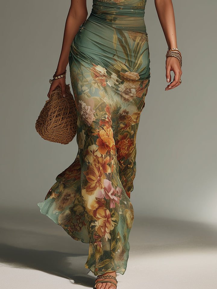 Shantoria™ | Green Maxi Dress