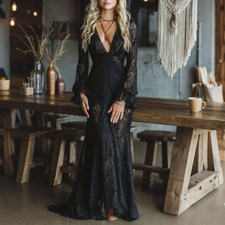 Rachel™ V-Neck Maxi Dress