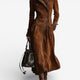 Nathalie™ - Suede Leather Trench Coat