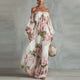 Peony | Off-Shoulder Floral Maxi