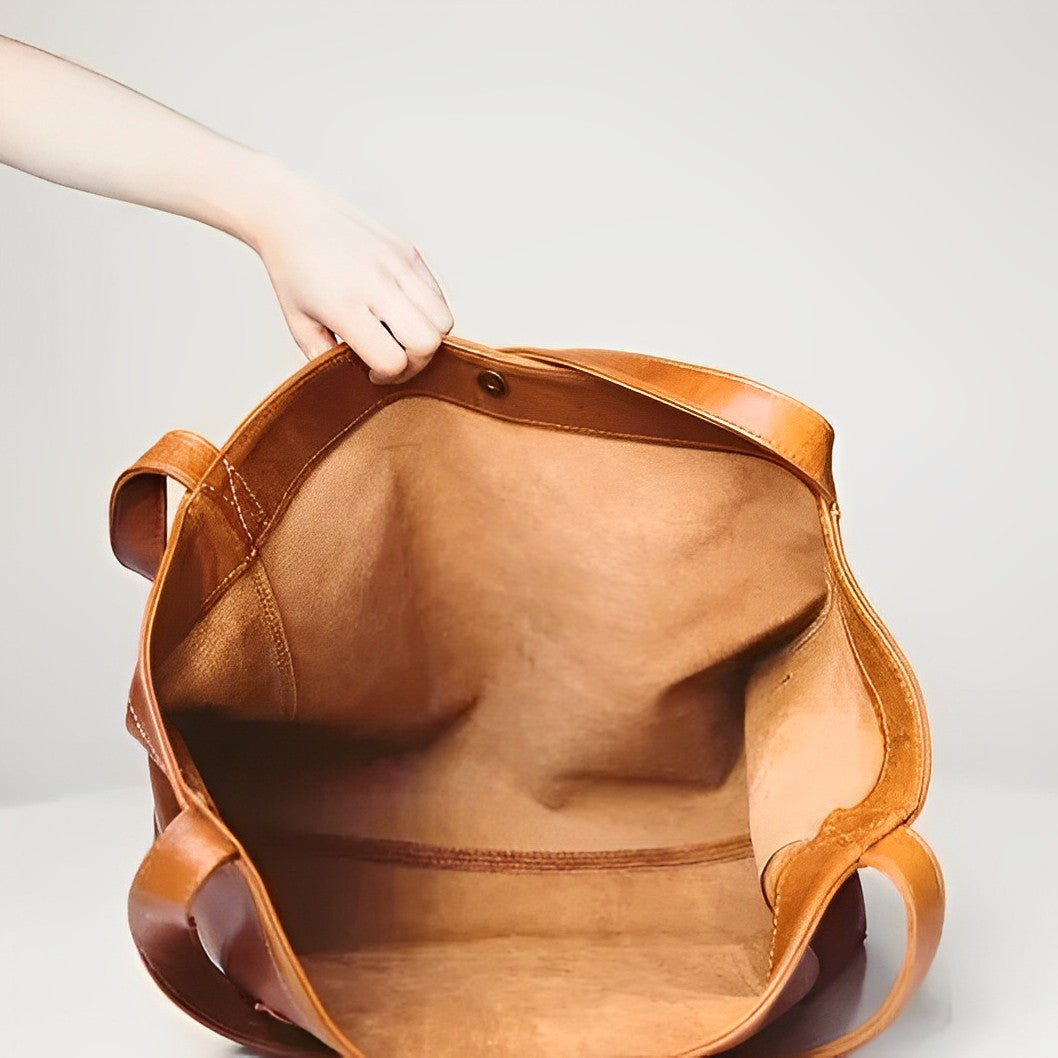 Oriane | Retro Leather Handbag
