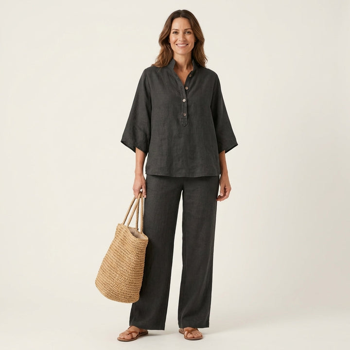 Zerah | Two-Piece Cotton Linen Set