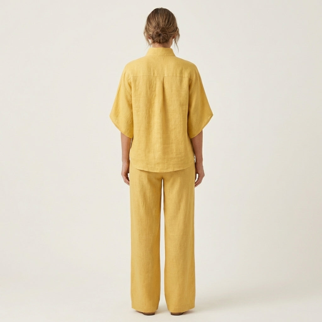 Zerah | Two-Piece Cotton Linen Set