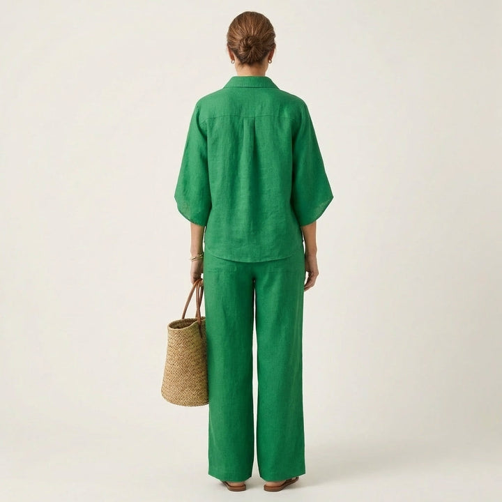 Zerah | Two-Piece Cotton Linen Set