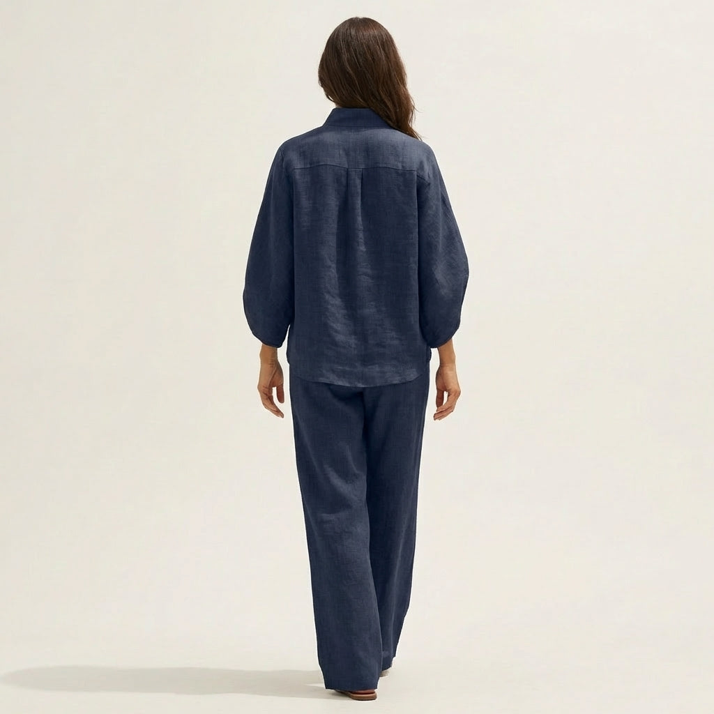 Zerah | Two-Piece Cotton Linen Set