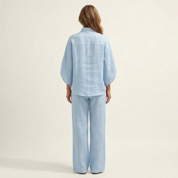 Zerah | Two-Piece Cotton Linen Set