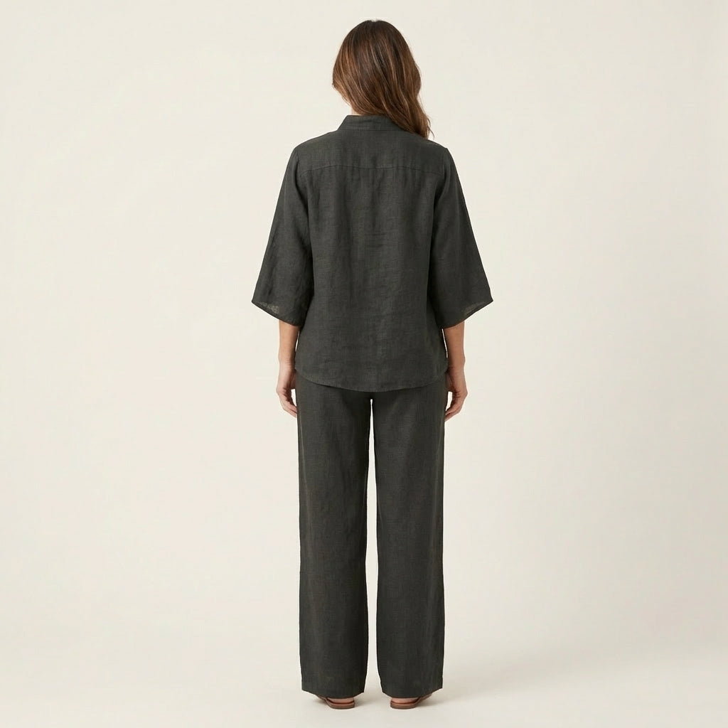 Zerah | Two-Piece Cotton Linen Set