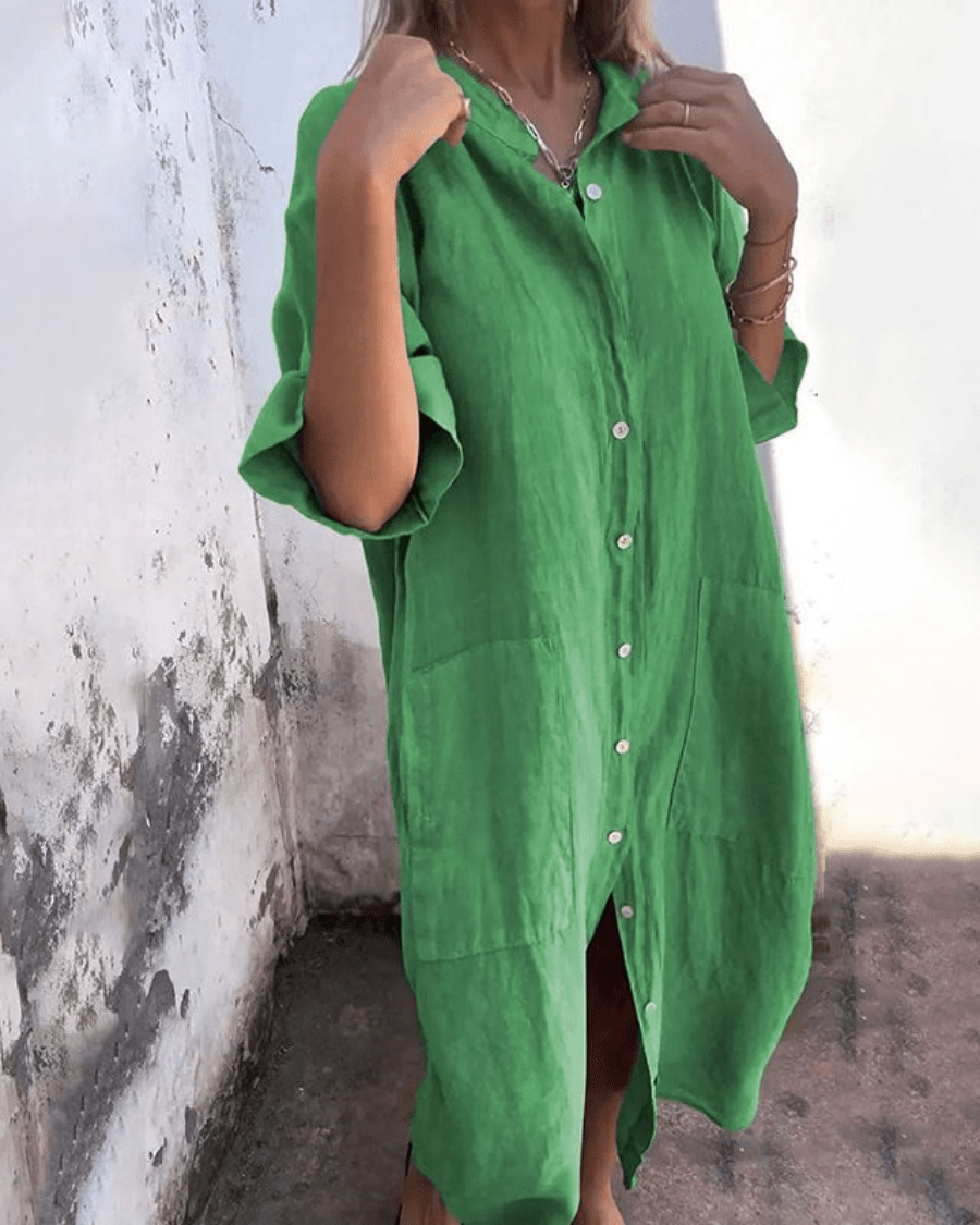 Anna | Breezy Shirt Dress