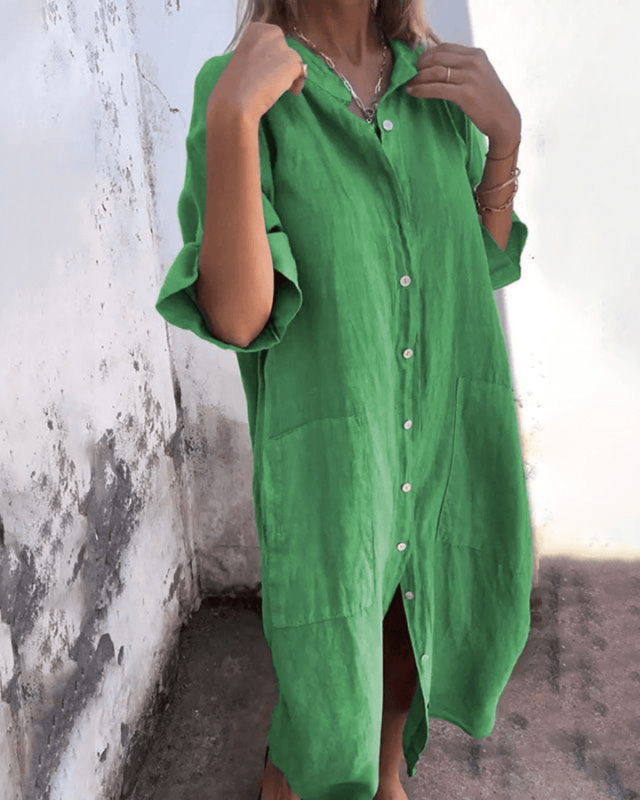 Anna | Breezy Shirt Dress