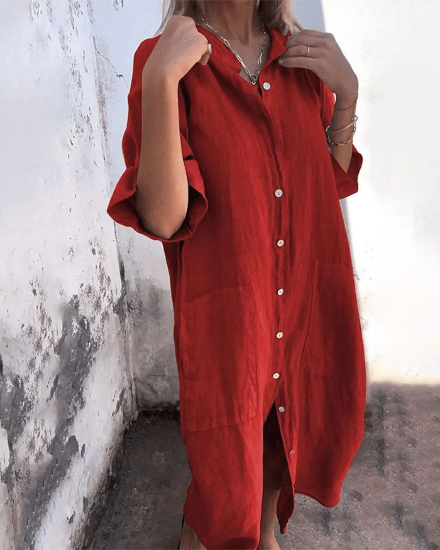 Anna | Breezy Shirt Dress