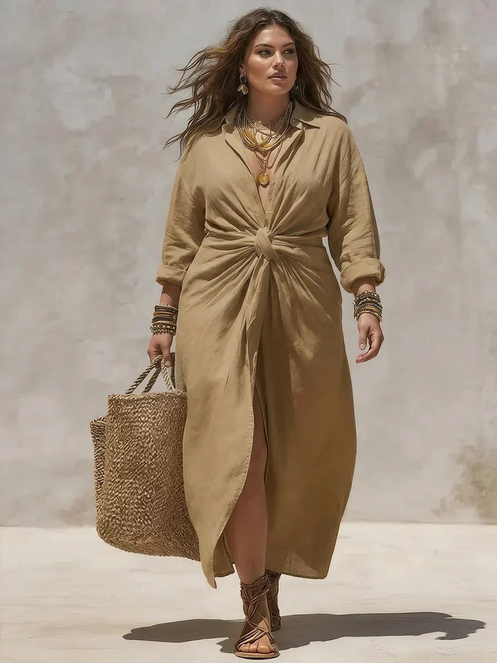 Elara Knot Maxi Dress